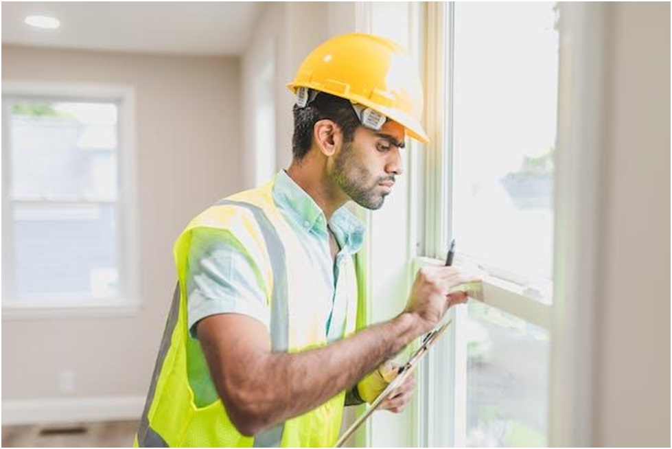 a person-inspecting a property